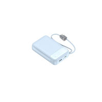 Station d'alimentation avec câble intégré PD22.5W, affichage LED, batterie externe mobile CSV, facile à utiliser, entretien détaillé pour les voyages
