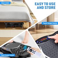 Fett-Vibrationsplatte Kabellose Körper-Schlankheitsmaschine Hochfrequenz-Vibration Übungs-Vibro-Fit-Massageplatte