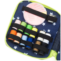 Kit de couture coloré pour travaux d'aiguille, ensemble de fils à coudre, kit de voyage aiguille et fil pour la réparation, fournitures de loisirs créatifs en gros