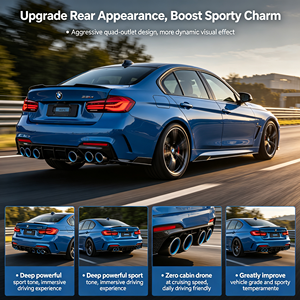 Tuyau de descente à haut débit avec catalyseur pour <span class=keywords><strong>BMW</strong></span> Série 3 G20 G28 330i 325i 2.0T B48 SS304 – Amélioration des performances d'échappement sport - Product Image 2