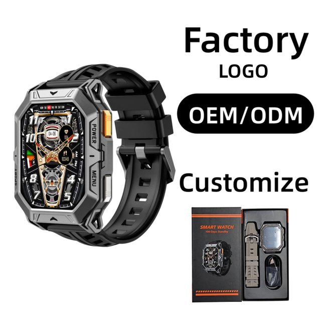 Factory OEM Customize X1 PRO  Outdoor Sport Smart Watch Rugged  2.13inch Square Call Function Convenient Magnetic Watch