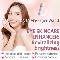 Stylo de massage oculaire personnalisé, mini masseur chaud/froid pour les yeux et la peau du visage avec traitement thermique anti-rides et micro-vibrations
