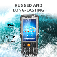 PDA Industrial Resistente R50UB Android 4.5 Pulgadas 4G Doble SIM WiFi BT GPS EX30 Escáner de Código de Barras Remoto 8+128GB Resistente al Agua