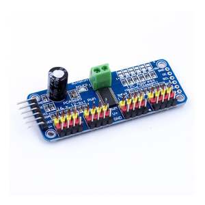 Controlador PWM/IC de 16 Canales y 12 Bits PCA9685 con Interfaz I2C para Módulo Shield de Raspberry <span class=keywords><strong>Pi</strong></span> - Product Image 1