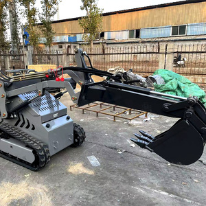 Livraison gratuite Mini chargeuse chargeuses compactes avec chenilles souffleuse à neige tondeuse à gazon brise marteau engins <span class=keywords><strong>de</strong></span> terrassement - Product Image 6