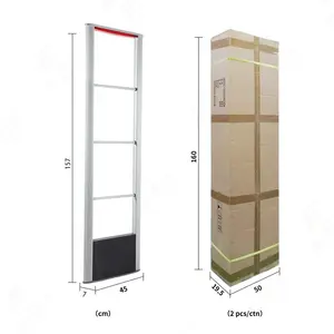 Individuelles LOGO Diebstahlschutz Sicherheit Diebstahlprävention Torsystem 8,2 Mhz Aluminiumlegierung e-Bit RF-002 Supermarkt EAS-RF-Systeme