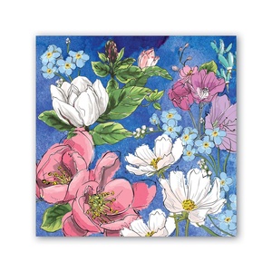 Tovaglioli <span class=keywords><strong>di</strong></span> <span class=keywords><strong>Carta</strong></span> Personalizzati per Matrimoni con Stampa Floreale Vintage, Motivi Cocktail e Poppies - Product Image 5