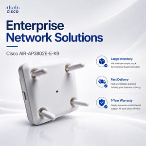 Point d'accès sans fil Cisco Original Nouveau Série 3800 Enterprise avec antenne externe AP <span class=keywords><strong>AIR</strong></span>-<span class=keywords><strong>AP3802E</strong></span>-<span class=keywords><strong>E</strong></span>-<span class=keywords><strong>K9</strong></span> - Product Image 1