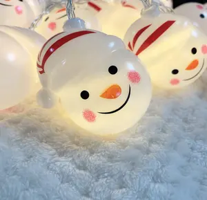 אישית חג המולד מחרוזת אורות עם סוללה מופעל 10FT 20 LED חג המולד שלג פיות אורות להארכה led קישוט אור