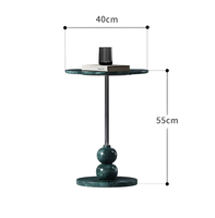 Table console moderne de luxe en pierre naturelle avec base en acier inoxydable, taille et couleur personnalisables pour salon