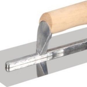 Truelle à plâtre en acier inoxydable, lame plate, poignée ergonomique en TPR, texture antidérapante, outils de bricolage pour le plâtrage et la finition - Product Image 3