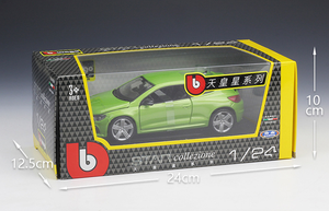 Vendita calda Bburago 1:36 Scirocco R simulazione in lega di auto modello di veicoli giocattolo pressofuso - Product Image 6
