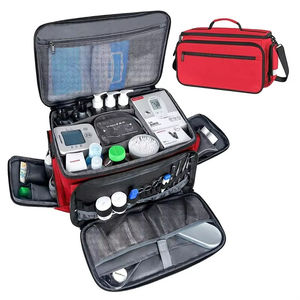 Boîte de rangement professionnelle personnalisée pour premiers secours, grande, vide, pour la maison, les infirmières, les médecins, les sacs de soins infirmiers, les trousses médicales - Product Image 1