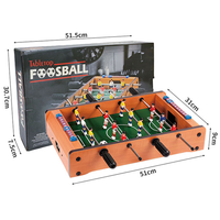 Table de football miniature en plastique pour enfants, jeu de table de soccer double parent-enfant, terrain de jeu vert, jouets en gros