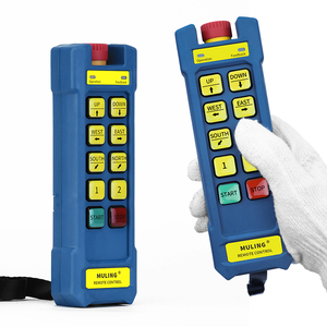 ML-K8D+ 2T&1R รีโมทคอนโทรลอุตสาหกรรมแบบกันน้ำสำหรับเครน พร้อมฟังก์ชั่นป้องกันการกระแทก 12V AC - Product Image 1