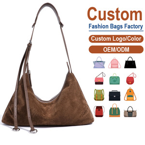 กระเป๋าหนังแท้แบบปรับแต่งได้ ผิวสัมผัสนุ่มคล้ายหนังกลับ ดีไซน์พรีเมียมสั่งทำพิเศษ - Product Image 1