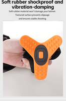 Adaptateur de fixation pour caméra KALIOU Y048 pour casque de moto, en nylon PC, avec sangle de menton réglable, compatible avec les supports d'action portables
