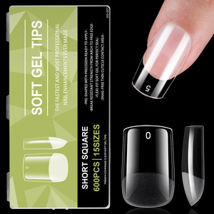 <span class=keywords><strong>Faux</strong></span> <span class=keywords><strong>ongles</strong></span> en gel souple à couverture complète, en PMMA acrylique, à presser, pour salon ou usage domestique - Product Image 3