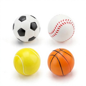Produits promotionnels, ballon <span class=keywords><strong>en</strong></span> <span class=keywords><strong>mousse</strong></span> PU sportif de 2,5 pouces, jouets anti-stress, petit ballon de football, basket-ball, baseball, football américain, tennis - Product Image 1