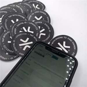 Étiquettes de vêtements RFID tissées personnalisées lavables NFC populaires GSC 2026 - Product Image 1