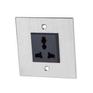 เต้ารับติดผนังอลูมิเนียมอัลลอยด์ 86 แบบ 10A 250V 3 ช่องเสียบ พร้อมสายดินมาตรฐาน สำหรับใช้ในที่อยู่อาศัย - Product Image 4