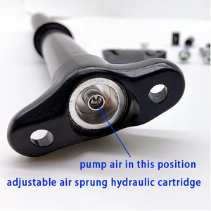 Tija <span class=keywords><strong>de</strong></span> sillín ajustable KS EXAFORM 860i con suspensión neumática, amortiguador y cableado interno con control remoto - Product Image 6
