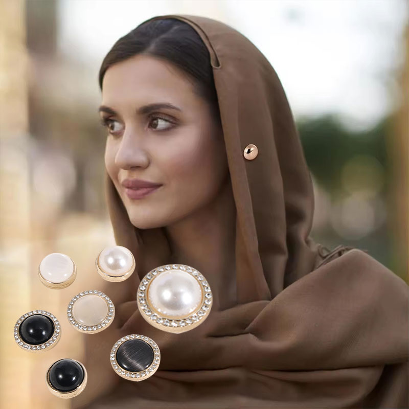 Headscarf Push Pin Magnetic Magnets Button for Turban Tulip Turban Safa Pagri Pugri Lungi Dastar Traditional Clothing