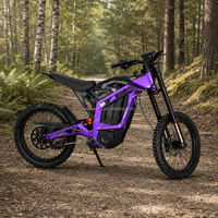 Moto tout-terrain électrique avec suspension hydraulique, garde au sol de 300 mm, freins à disque à 2 pistons pour les sentiers YeeE 6.0