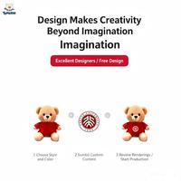 Produsen Boneka Beruang Teddy Lembut Custom dengan Logo Personal, Kaos Boneka Teddy, Boneka Hewan Isi Lembut, Boneka Teddy dengan Kaos
