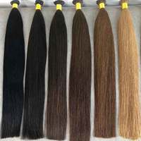 Extensiones de Cabello Humano Remy Brasileño Virgen, Extensiones de Cabello Indio Crudo con Punta I, Extensiones de Cabello Liso con Punta I Microlink al por Mayor
