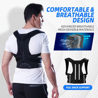 Correcteur de posture dorsal personnalisé avec logo, léger, soutien dorsal et des épaules, ceinture de correction de la cyphose à porter sous les vêtements