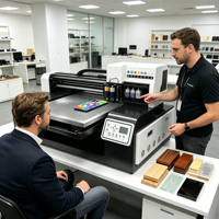 Machine d'impression numérique UV A4 avec tête DX7, impression étanche pour acrylique, métal, bois, cadeaux, logo personnalisé