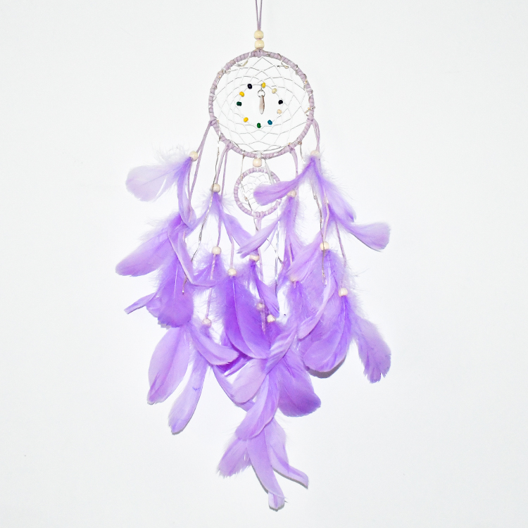 Оптовая продажа, светящийся Ловец снов, творческие перья, светодиодный Ловец снов, декоративный домашний декор