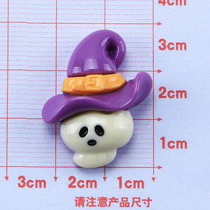 Halloween dễ thương bí ngô quyến rũ DIY Vườn giày hoa Nguồn cung cấp tóc phụ kiện rác điện thoại trường hợp trang trí - Product Image 6