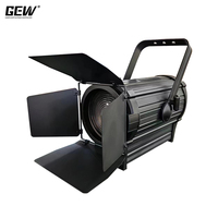 Foco Fresnel DMX512 de 300W 400W con Zoom Eléctrico Manual, Luz LED COB para Escenario, Teatro, Estudio, Sala de Reuniones