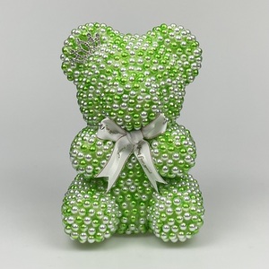 Oso de perlas, oso de peluche rosa, cada amor, suministro de fábrica, graduación Artificial de alta calidad, decoración del hogar, Día de la madre, 2 uds. - Product Image 6