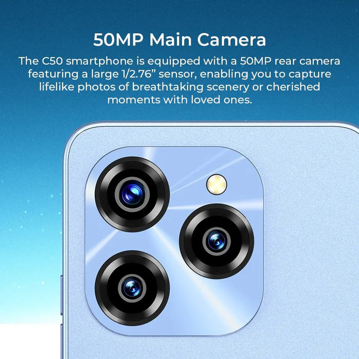 Oukitel C50 - 5G Smartphone with 5150mah Battery & Android 14