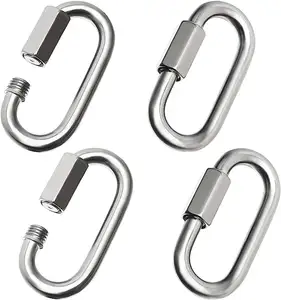 M6 Stainless Steel Quick Link Chain Connection Link Chain Connector For Outdoor