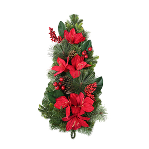 Fábrica personalizada ecológica al revés Navidad Swag flor artificial lágrima Swag - Product Image 2