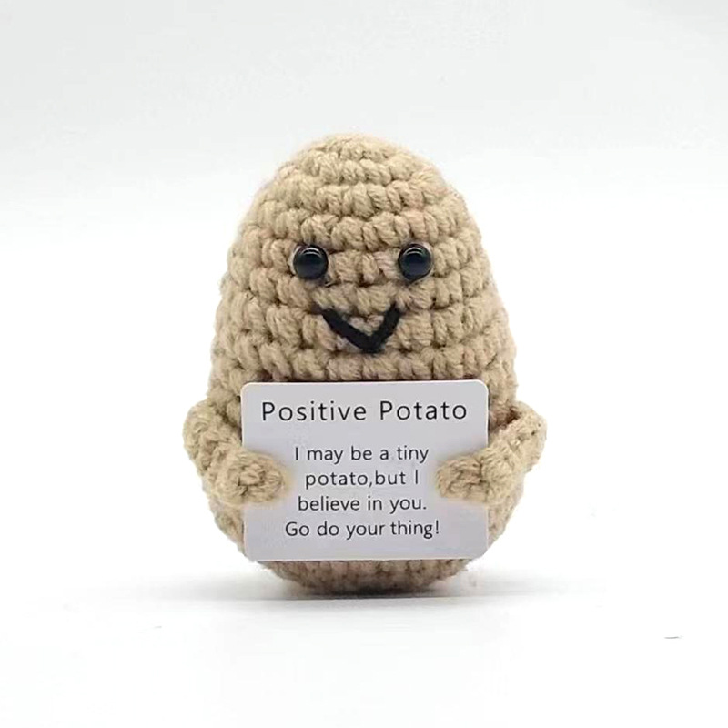 Carte p pomme de terre smiley kaki