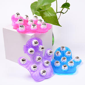 9 sfera in acciaio massaggiatore personale guanto rotante palla massaggio per l'applicazione del corpo - Product Image 6