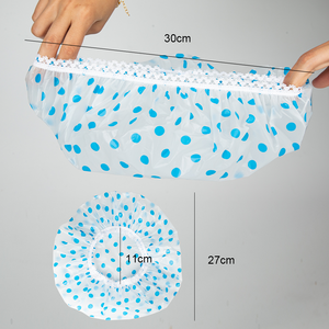 4C Gorro de ducha de EVA grande Baño Reutilizable Cómodo Protector de cabello Gorro de baño Durable Adulto Elástico Gorro de ducha impermeable - Product Image 3