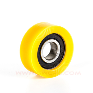 <span class=keywords><strong>Rouleau</strong></span> de guidage en caoutchouc PU rigide toutes tailles avec roulement à billes pour <span class=keywords><strong>porte</strong></span> coulissante - Product Image 3