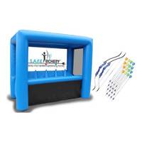 Smile Inflatables Jeu de tir à l'arc interactif gonflable d'extérieur en PVC certifié CE avec flèches et coutures quadruples