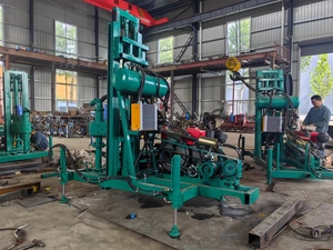 Trattore tipo rotativo portatile perforatrice per pozzi prezzo 32HP motore perforatrice 300M trivellazione profonda macchina - Product Image 2