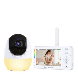 Baby Monitor Senza WiFi 4.3 IPS 1080P FHSS Wireless 300M Lunga Portata Batteria 3500mAh Pan Tilt Visione Notturna VOX Comunicazione Bidirezionale - Product Image 1
