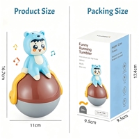 TOMMABO Jouet d'éveil Montessori interactif et sensoriel pour bébé, avec lumières et sons, pour nouveau-nés et nourrissons 0M+