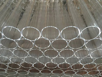 Crisoles de Cuarzo de Sílice Fundida Transparentes de 1200°C para Horno