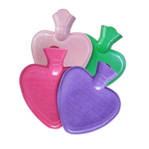 Almohadillas de Masaje con Calor, Funda de Goma, Botella de Agua Caliente en Forma de Corazón - Product Image 1