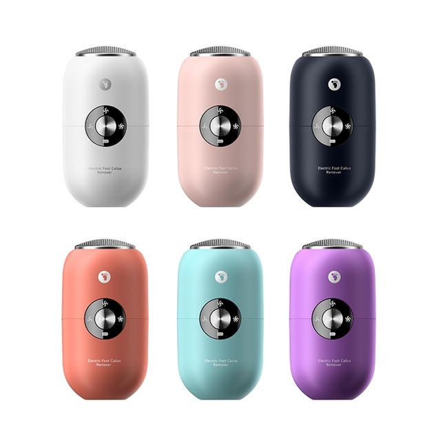 New Mini Electric Foot Callus Remover for Women Men Rechargeable Electric Foot File Pedicure Tool with Stainless Steel Heads